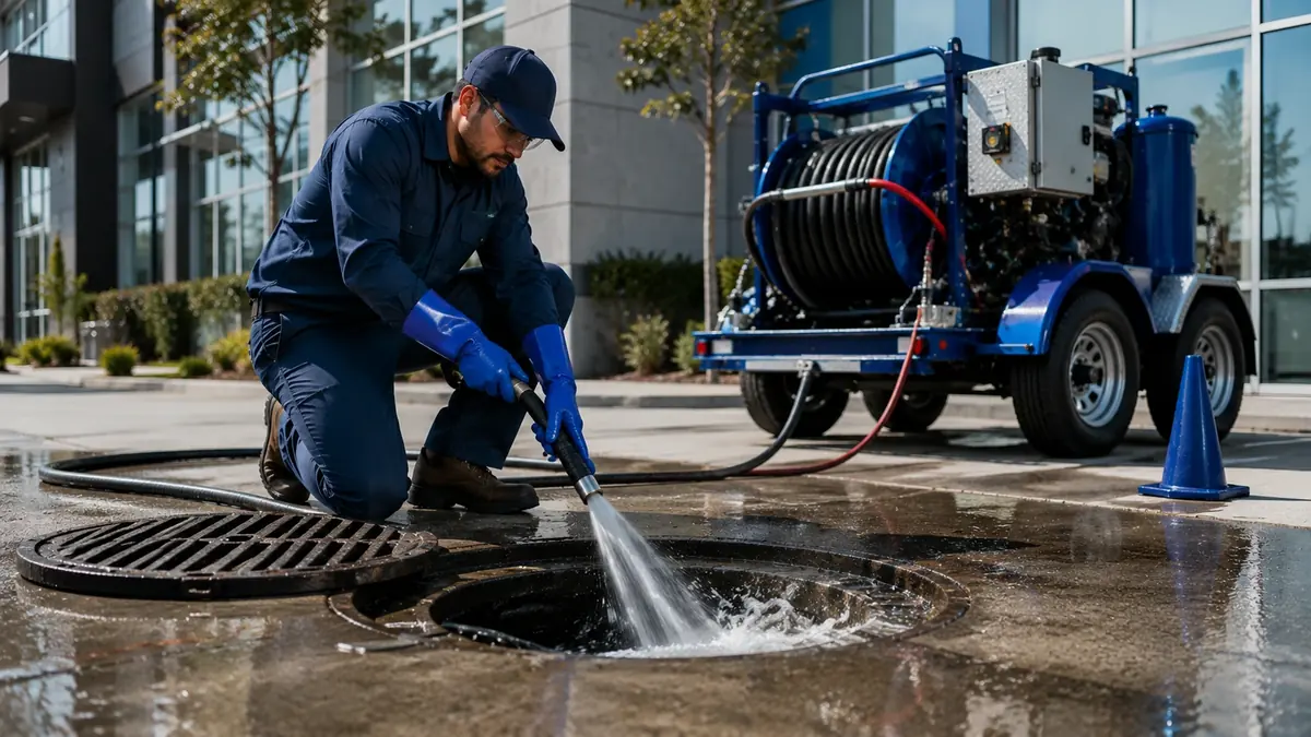 Commercial Hydro Jet Drain Cleaning in Ridgecrest
