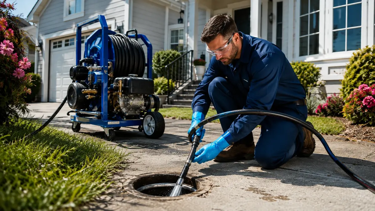Residential Hydro Jet Drain Cleaning in Ridgecrest
