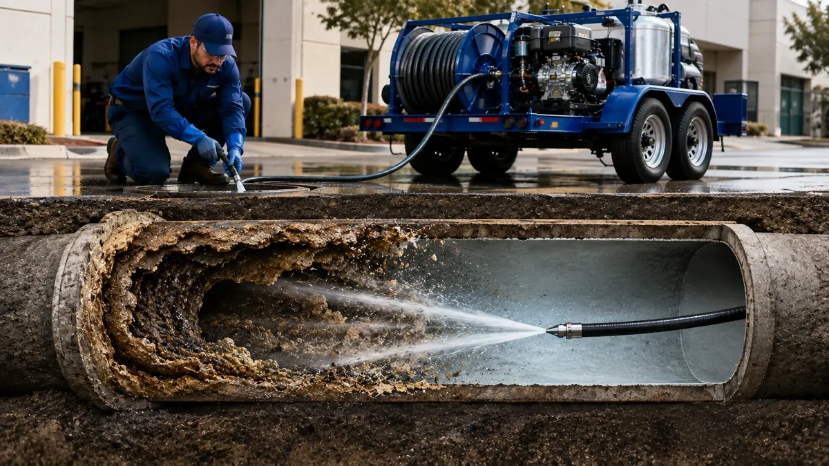 Sewer Pipe Descaling in Ridgecrest